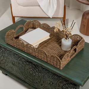 Cesta de Armazenamento Personalizada Artesanal Multifuncional Ecológica de Vime/Palha/Rattan com Borda Ondulada para Pão, Flores e Piquenique 2025 OEM - Product Image 5