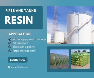 Nhựa <span class=keywords><strong>Polyester</strong></span> không bão hòa chống cháy Halogen cho bể chứa hóa chất - Product Image 3