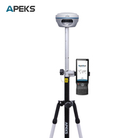 Receptor GNSS RTK APEKS AP10 1408Ch 120 °   Equipo de Topografía Terrestre IMU Tilt 2W UHF con Sistema Operativo Android, Versión Internacional Base Rover
