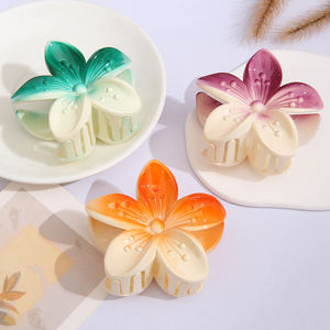 <span class=keywords><strong>PL</strong></span>ガールズサマービーチ美しいプルメリア花髪爪クリップ8cmハイビスカスハワイアンフランジパニヘアクリップウェディングギフト - Product Image 3