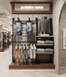 Custom Eco-Friendly Heavy Duty Clothing Display Rack | Wall-Mounted Retail Cabinet | Shoe <b>Hat</b> Island <b>Stand</b> | Factory Wholesale - Product Image 2