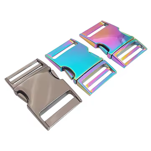 20mmバッグ製造クイックリリースバックル亜鉛合金金属調整可能ウェビングスライドロックバックル - Product Image 5