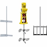 Agitateur monté en hauteur pour réservoir de neutralisation, agitateur vertical robuste, fournisseur