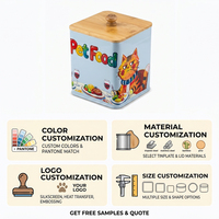 Gamelle surélevée pour chien de 15 pouces avec support, pliable, en métal, avec base en bambou, écologique, pour une utilisation en cuisine, pour chiens de grande et moyenne taille