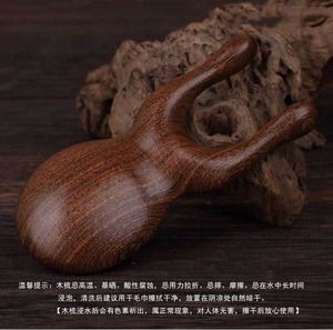 Herramienta portátil para masaje de nariz, rodillo de cara de rana divertida de madera, herramientas para masajeador de puntos de circulación de nariz, promueve la terapia de elevación de sangre - Product Image 2