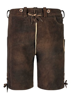 Custom Traditional <b>Pink</b> Goat Leather Lederhosen Vintage Bavarian Design Classic Oktoberfest Attire Plus Size Embroidered <b>Shorts</b> - Product Image 3