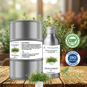 Huile essentielle de thym d'Hongrie Aethon International 100% pure naturelle distillée à la vapeur biologique certifiée GMP ISO - Product Image 2