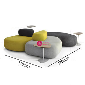 Yicheng Beauty Fabrication professionnelle Bon prix Canapé <span class=keywords><strong>de</strong></span> loisirs Canapé <span class=keywords><strong>de</strong></span> réception pour plusieurs personnes en tissu à vendre - Product Image 2