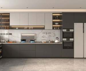 Gabinetes de Cocina de Madera de Estilo Moderno, Correderas para Cajones, Uso en Villas, Alta Calidad, Personalizados, Garantía de 5 Años de Marca, Venta al por Mayor - Product Image 2