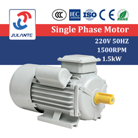 Moteur électrique monophasé YL90L-4 1,5 kW 2,0 CV 220 V 50 Hz 1500 tr/min avec protection IP44 et démarrage par condensateur