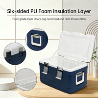 Boîte isotherme portable moderne de 50 L en PP/PE pour le transport médical et la livraison de nourriture et de conserves, avec une rétention de glace à long terme et des performances élevées