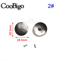 Rivets métalliques pour chaussures en cuir, sac de vêtements, Bracelet, accessoires de décoration artisanale, croix de crâne de Pirate