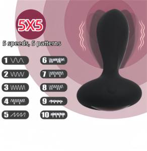 Siliconen Anale Vibrator Voor Mannen En Vrouwen Waterdicht Ipx7 Usb-Oplaadbaar Met 25 Frequenties-Unisex Seksspeeltje - Product Image 5