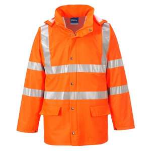 PORTWEST - RT50ORRXL Sealtex Ultra unlined <b>orange</b> <b>jacket</b> - EAN 5036108129898 <b>HI</b>-<b>VIS</b> WORKWEAR - Product Image 1