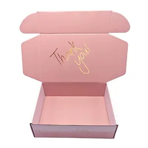 Cajas de Regalo con logotipo personalizado, Color rosa, A5