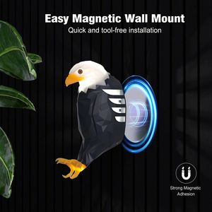 High Quality Magnetic Eagle LED Night Light Rechargeable Wall <b>Lamp</b> <b>with</b> Remote Control <b>Timer</b> Decorative Bedroom Night <b>Lamp</b> - Product Image 1