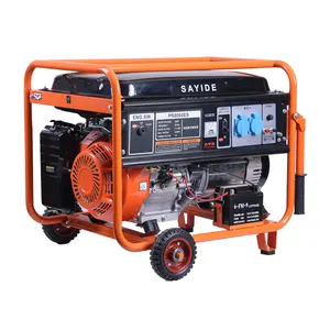 Silent Dual Fuel Power Gas Gasoline Portable Petrol Generator For Home Use 2.5kw for welding 5kw