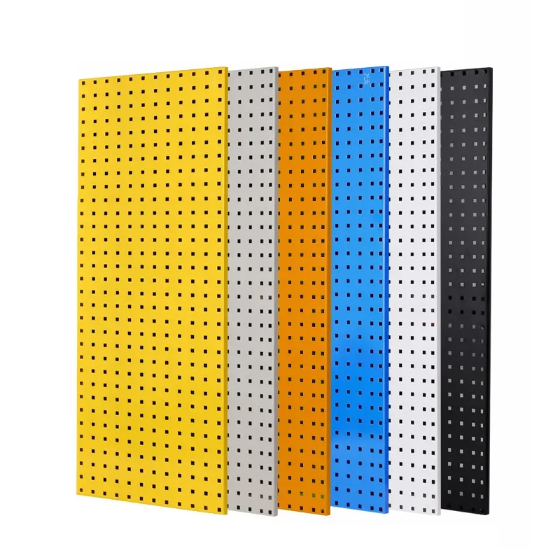 Metall-Pegboard-Platten schwarze Pegboard-Wand-Organisator Stahl-Vorführregal DIY großer Hochleistungs-Pegboard-Werkzeugorganizer