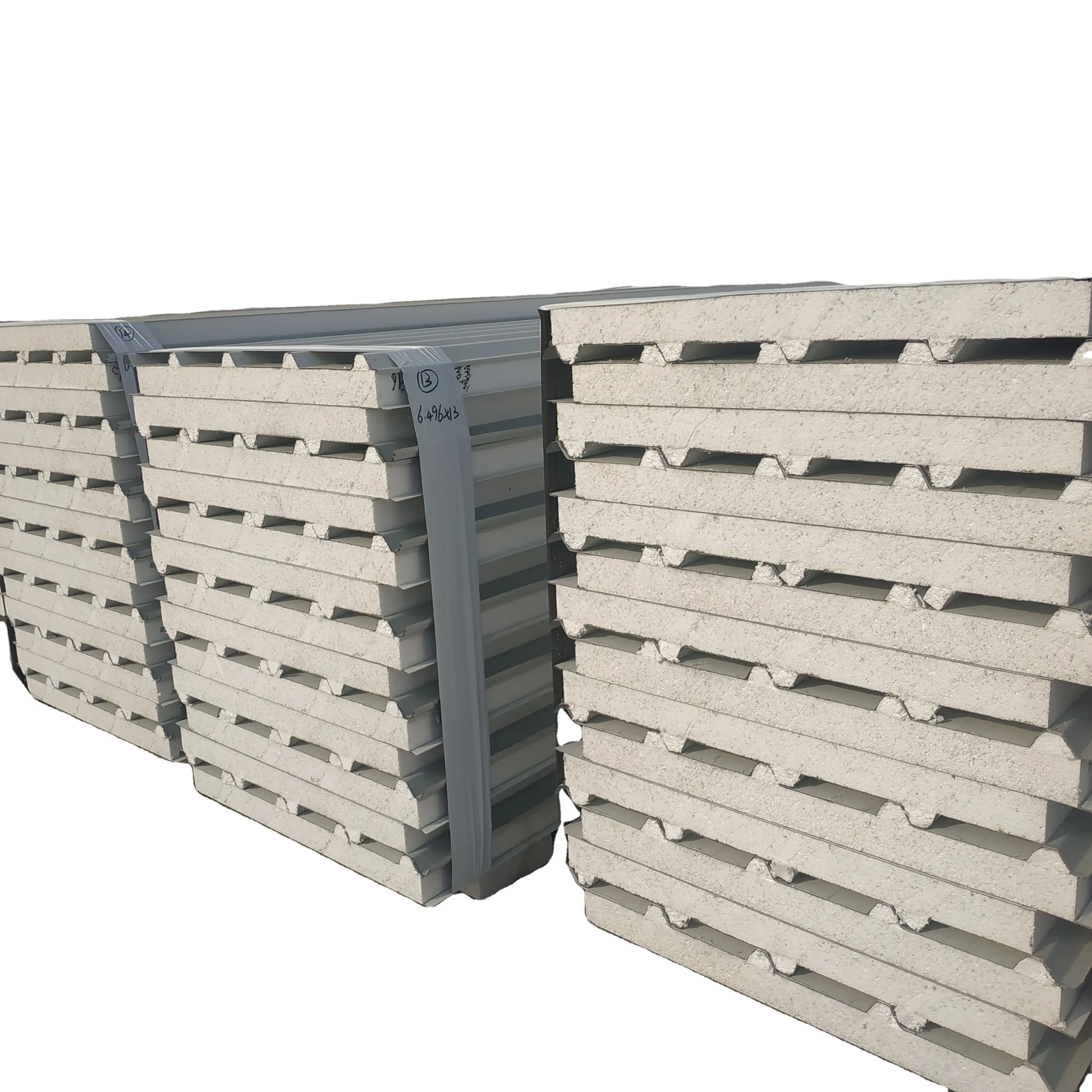 Light weight thermal insulation eps / styrofoam /expanded polystyrene corrugated sandwich panel prices for australian market