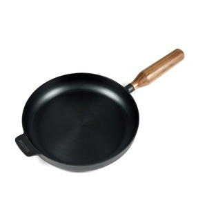 Nouvelle poêle à crêpes en fonte écologique <span class=keywords><strong>de</strong></span> gros, poêle en fonte polie et lisse pour crêpes, tortillas, plaque chauffante - Product Image 1