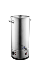 Bouilloire à thé au lait 60 litres en acier inoxydable, bouilloire à eau pour la restauration, urne à thé électrique, bouilloire à eau pour l'école