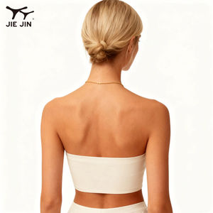 Camisole rembourrée anti-dérapante de soutien confortable du fabricant JIEJIN, haut de yoga de gymnastique pour femmes, soutien-gorge de <span class=keywords><strong>sport</strong></span> sexy - Product Image 3