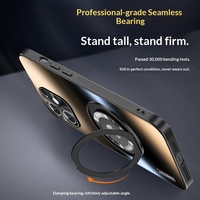 Coque en acrylique pour iPhone 11 et Pro Max, avec support magnétique électroplaqué, design givré scintillant, résistante aux chutes, coque souple