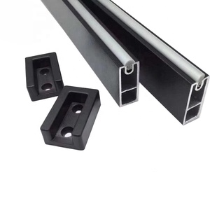 Tiges de placard plates, compatible avec Tube carré, pour meubles et vêtements - Product Image 1