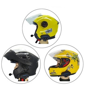 Altavoces para auriculares de casco de motocicleta, respuesta automática IPX6/Control de música de llamada/ruido inteligente - Product Image 4