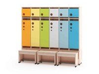 Armoire à chaussures mobile Armoire Montessori Maternelle Garderie Pépinière Préscolaire Unité de rangement en bois Organisation des roues verrouillables