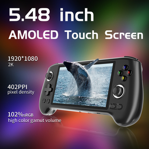 Console de jeu portable RG556 Android 13 WiFi avec écran tactile AMOLED de 5,48 pouces, sortie TV HD, émulateur, console de jeu <span class=keywords><strong>vidéo</strong></span> portable - Product Image 3