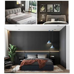 Panel Decorativo de <span class=keywords><strong>Pared</strong></span> de <span class=keywords><strong>Madera</strong></span> MDF de 600*600 para <span class=keywords><strong>Salón</strong></span>, Panel de <span class=keywords><strong>Listones</strong></span> de <span class=keywords><strong>Madera</strong></span> de 3 <span class=keywords><strong>Listones</strong></span>, Decoración de <span class=keywords><strong>Pared</strong></span> Estética - Product Image 6