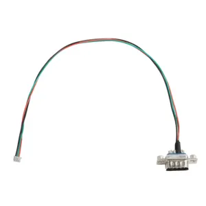 DB-9P Male Solder to MX1.25 4Pin 1.25mm pitch wire connector Host Server Interface Device Connectors