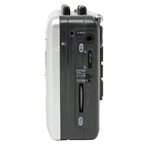 Radio cassette portable tout-en-un vintage avec écran LCD, radio AM/FM, retour automatique de cassette, enregistreur de cassette nostalgique, réveil - Product Image 4