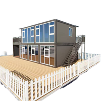 Maison/Villa Modulaire de Luxe en Conteneur, Appartement, Cabane, Hôtel, Complexe Hôtelier, Parc de Vacances, Éco-Tourisme, Design Européen 20 pieds, Garantie 3 ans