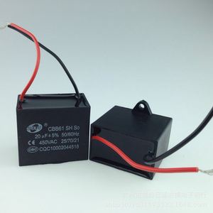คาปาซิเตอร์สตาร์ท Senja Cbb61 20uf 450vac 50/60hz สำหรับมอเตอร์พัดลม - Product Image 1