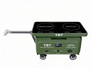 Estación <span class=keywords><strong>de</strong></span> Energía Solar Portátil LiFePO4 <span class=keywords><strong>de</strong></span> 3.0KWh, Estufa <span class=keywords><strong>de</strong></span> Inducción <span class=keywords><strong>para</strong></span> Exteriores - Estufa <span class=keywords><strong>de</strong></span> Camping Recargable <span class=keywords><strong>de</strong></span> 48V con Doble Quemador - Product Image 6