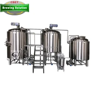 Tanque de fermentación de cerveza de acero inoxidable 500l 800l 1000l, equipo de cervecería artesanal llave en mano a la venta