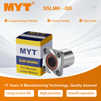 Guía Lineal de Alta Precisión Serie SSLMK-DD SSLMK5DD-S SSLMK10DD-S con Montaje de Brida Cuadrada de Barril Corto Estándar para Máquina CNC