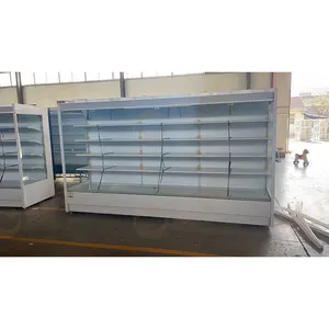 Réfrigérateur à affichage à distance pour supermarché Réfrigérateur à affichage ouvert Congélateur vertical Refroidisseur à affichage ouvert