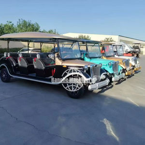 Carrito de Golf Eléctrico Vintage de 5 Plazas, Autobús Turístico Eléctrico para Adultos - Product Image 1