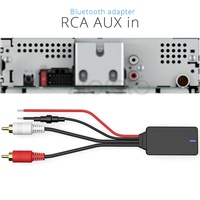 Adaptateur de connexion sans fil universel pour voiture bleue 5.0, avec stéréo, avec 2 RCA AUX, câble Audio, entrée Audio, sans fil