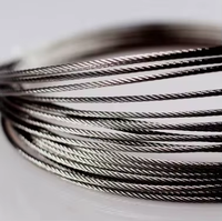 Câble de Zip Line en Acier Inoxydable Galvanisé, Câble Aéronautique 3/8'' (9,5 mm, 12,7 mm) 7x19, Haute Résistance à la Traction, Tolérance 0,03 mm