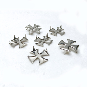 Rivets à pointe en forme <span class=keywords><strong>de</strong></span> croix, quatre griffes, en fer, pour cuir, vêtements, sacs, chaussures, accessoires <span class=keywords><strong>de</strong></span> bricolage, 10000 pièces, extrémité fermée - Product Image 5