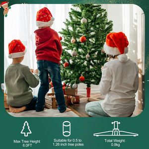 Solid Wood Christmas <b>Tree</b> <b>Stand</b> Cross Shape Natural Color Durable Home Decor - Product Image 2