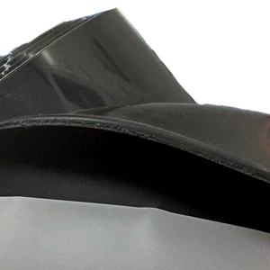 Film de protection ignifuge noir 1,9 mm, grade V0, feuille de silicone en rouleau, forme personnalisée - Product Image 4