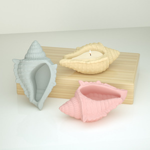 DIY 3D Conch Storage Box Silicone <strong>Mold</strong> Ocean <strong>Shell</strong> Series Conch <strong>Shell</strong> Storage Box Aromatherapy Candle Holder <strong>Mold</strong> - Product Image 3