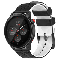 Bracelet de montre en caoutchouc de silicone de qualité texturée de 20mm en matériau respirant pour les bracelets TIMEX T49905 T49953 et CASIO Correa