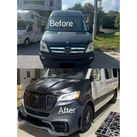 Pièces spéciales extérieures pour Mercedes-Benz Sprinter 906 modifiées en 907 : pare-chocs avant, phares, garde-boue, capot