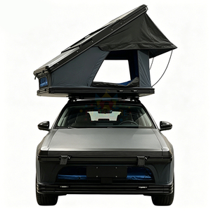Hard Shell Roof Top Tent Waterproof 4 Person Aluminium Poly-Cotton Luxury Cars Camping Hard Shell Rooftop Tent With <b>Ladder</b> Suv - Product Image 2